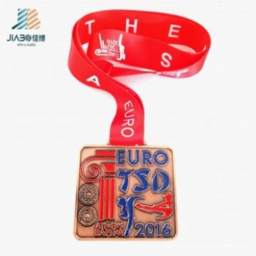 Wholesale Custom Metal Gold Silver Bronze Medal with Ribbon